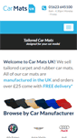 Mobile Screenshot of carmats-uk.com